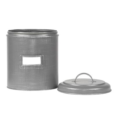 LABEL51 Aufbewahrungsbehälter 10x10x15 cm S Antik-Grau