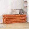 vidaXL Aufbewahrungsbox mit Speicher Wachsbraun 89 x 36,5 x 33 cm