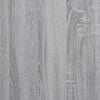 vidaXL TV-Schrank mit Glasplatte Grau Sonoma 60x35x51 cm Holzwerkstoff