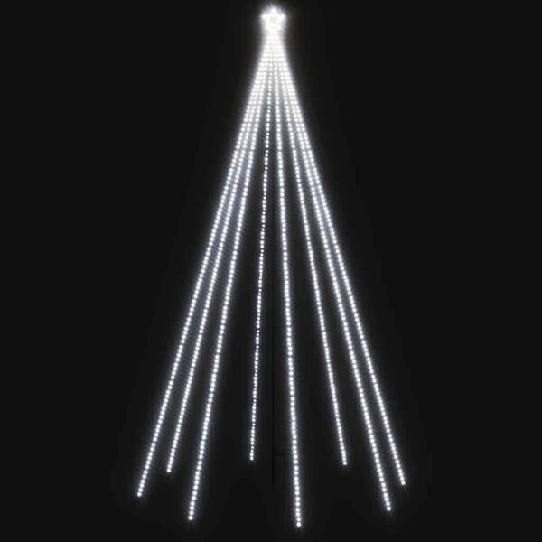 vidaXL Weihnachtsbaum-Lichterketten Indoor Outdoor 400 LEDs 2,5 m