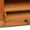 vidaXL EckTVSchrank Natur 79 x 40 x 46 cm Massives Mahagoni Holz