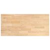 vidaXL K&uuml;chenarbeitsplatte 140x63,5x2,7 cm Massivholz Eiche Rechteckig