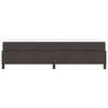 vidaXL Boxspringbett Dunkelbraun 100 x 200 cm Stoff
