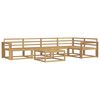 vidaXL Outdoor-Sofagarnitur 6 pcs Wei&szlig; 79 x 79 x 37 cm