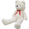 vidaXL Weicher XXL-Pl&uuml;sch-Teddyb&auml;r Wei&szlig; 135 cm