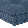 vidaXL Pallet Sofa Kissen Indigo 120 x 80 x 12 cm Stoff