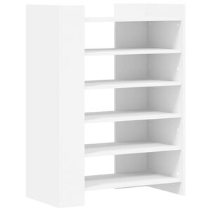 vidaXL Schuhschrank Wei&szlig; 74,5x37,5x100 cm Holzwerkstoff