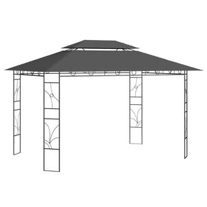 vidaXL Pavillon 4x3x2,7 m Anthrazit 160 g/m&sup2;