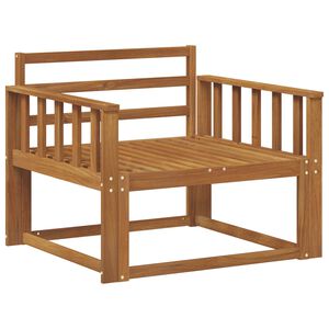 vidaXL Outdoor Mittelsofa Natur