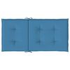 vidaXL Niedriglehner-Auflagen 4 Stk. Melange Blau 100x50x4 cm Stoff