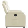 vidaXL Relaxsessel mit Aufstehhilfe Creme Kunstleder