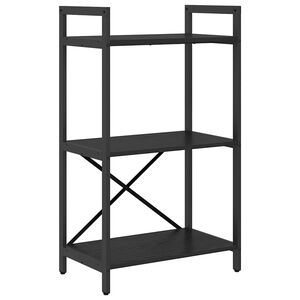 vidaXL B&uuml;cherregal 3 Ebenen 56 x 34 x 96 cm Holzwerkstoff