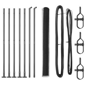 vidaXL Zaunpfosten Grau