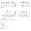 vidaXL 11-tlg. K&uuml;chenschrank-Set Porto Altholz-Optik Holzwerkstoff