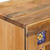 vidaXL Sideboard mit Speicher Natur 40 x 33,5 x 75 cm Massivholz Mango