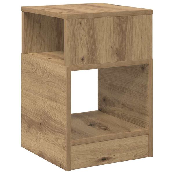 vidaXL Beistelltisch Artisan-Eiche 30,5 x 30 x 45 cm Holzwerkstoff