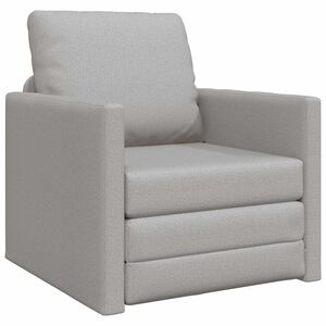 vidaXL Schlafsofa Wolkengrau 74 x 77 x 81 cm Stoff