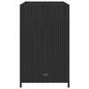 vidaXL Gartenschrank Schwarz 83x45x76 cm Poly Rattan