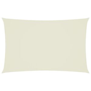vidaXL Sonnensegel Oxford-Gewebe Rechteckig 2,5x5 m Creme