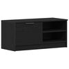 vidaXL TV-Schr&auml;nk Schwarz Eichen-Optik 80 x 35 x 36,5 cm Holzwerkstoff