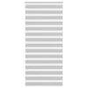 vidaXL Doppelrollo Hellgrau 95x230 cm Stoffbreite 90,9 cm Polyester