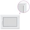 vidaXL Kellerfenster Innenseite Farbe Wei&szlig; RISOR 80 x 55 cm