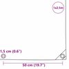 vidaXL Plane 650g / m&sup2; Beige 1 x 2,5 m Canvas mit PVC-Beschichtung
