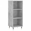 vidaXL Highboard Betongrau 34,5x32,5x180 cm Holzwerkstoff