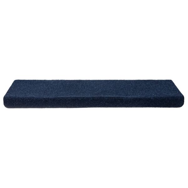 vidaXL Stufenmatten Selbstklebend 15 Stk. 65x21x4 cm Marineblau Rechteckiger Rand