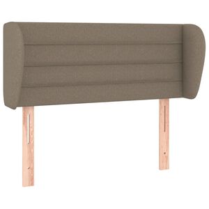 vidaXL Kopfteil mit Ohren Taupe 83x23x78/88 cm Stoff