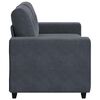 vidaXL Zweisitzer-Sofa Dunkelgrau 160x77x82 cm Samt