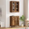 vidaXL Highboard Altholz 69,5 x 34 x 180 cm Holzwerkstoff