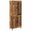 vidaXL Highboard 2 pcs Altholz Holzwerkstoff