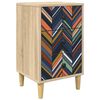 vidaXL Nachttisch OMMEN Sonoma-Eiche 36 x 33 x 60 cm Holzwerkstoff