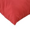 vidaXL Zierkissen 4 Stk. Rot 40x40 cm Stoff