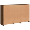 vidaXL Sideboard mit LED-Leuchten Braun Eichen-Optik 162x37x100 cm