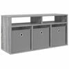 vidaXL Lowboard mit Schubladen Graues Sonoma 87 x 27,5 x 43 cm