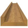 vidaXL Wandregal mit Regal 4 pcs Beige 115 x 9 x 3 cm Holzwerkstoff