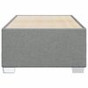 vidaXL Bettgestell ohne Matratze Hellgrau 90x200 cm Stoff