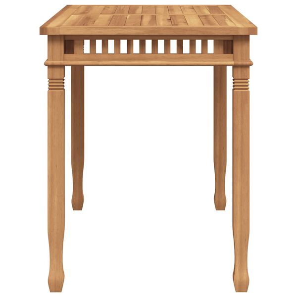 vidaXL Garten-Esstisch 110x65x80 cm Massivholz Teak