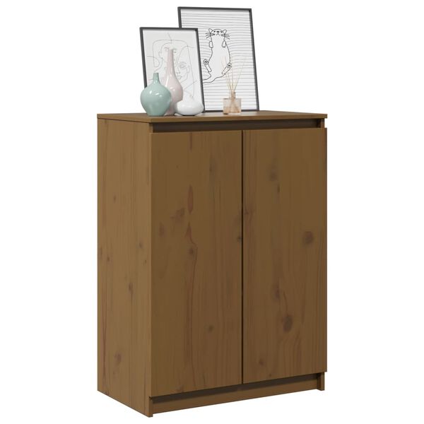 vidaXL Sideboard Honigbraun 60x36x84 cm Massivholz Kiefer