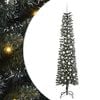 vidaXL K&uuml;nstlicher Weihnachtsbaum mit 300 LEDs mit St&auml;nder Gr&uuml;n 210 cm