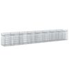 vidaXL Gabionen-Hochbeet 2 stk. 400 x 50 x 60 cm Verzinkter Stahl