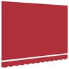 vidaXL Markisenersatzstoff Rot 235 x 195 cm Polyester