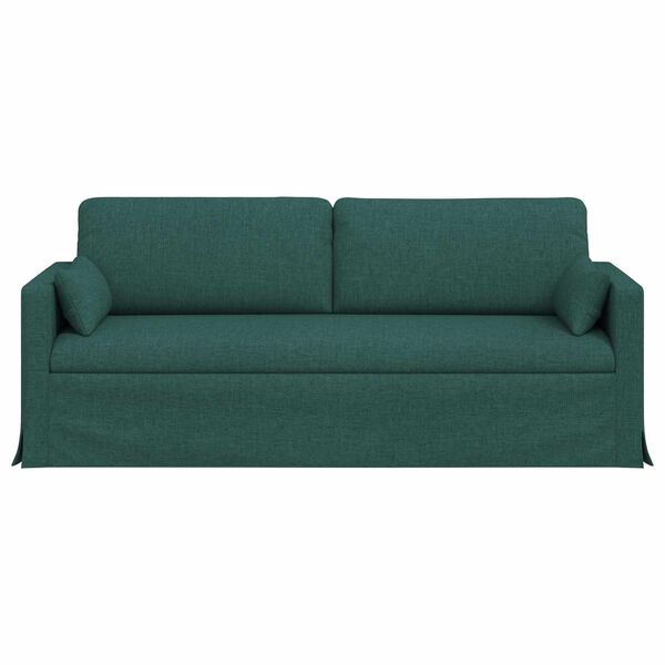 vidaXL Sofa 180cm Dunkelgr&uuml;n Metall
