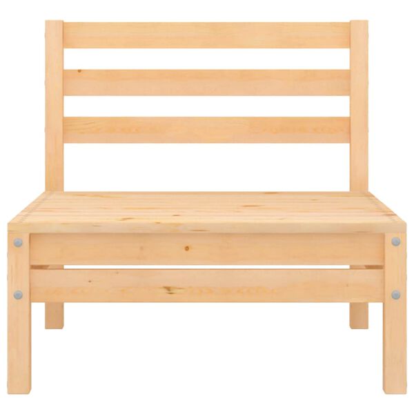 vidaXL 5-tlg. Garten-Lounge-Set Kiefer Massivholz