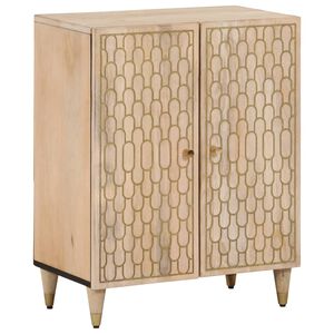 vidaXL Beistellschrank 60x33x75 cm Massivholz Mango