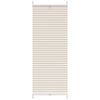vidaXL Plissee Faltrollo Rollo Plisseerollo 40x125cm Creme