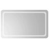 vidaXL LED-Badezimmerspiegel Transparent 100 x 60 cm Geh&auml;rtetes Glas