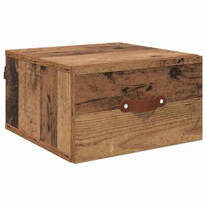 vidaXL Wandmontiertes Nachttischchen 35 x 35 x 20 cm Holzwerkstoff